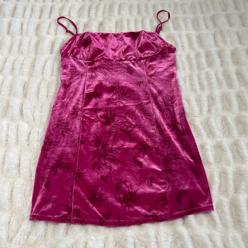 Urban Outfitters velvet mini dress